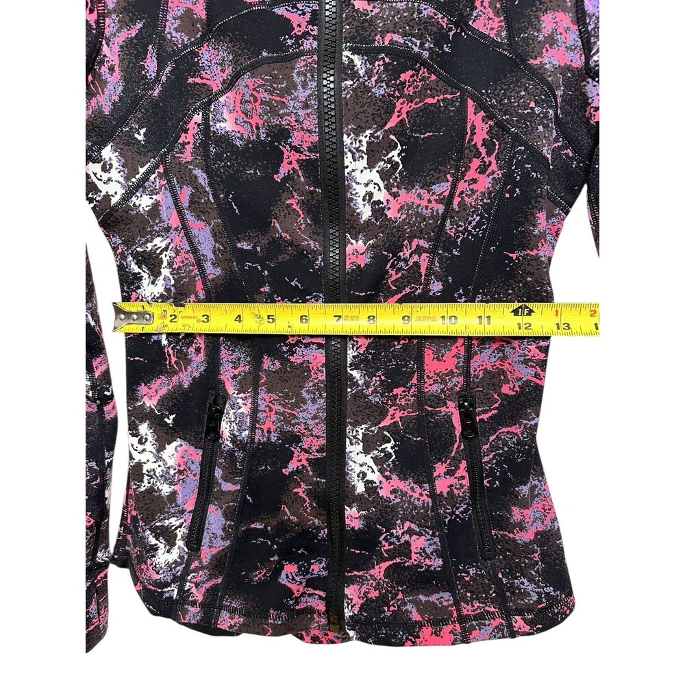 Lululemon Define Jacket Black Splatter Full Zip Track Multicolor Small - Picture 8 of 10